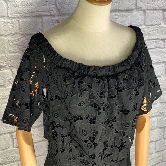 Shoshanna Off-Shoulder Sheath Dress - Picture 3 of 10